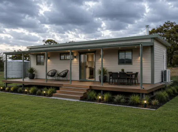 Auswest 2 bedroom modular home exterior